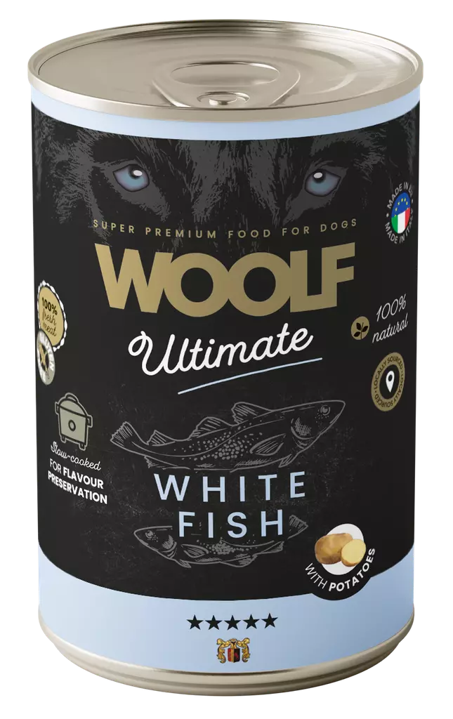 Woolf Boksemat Hvitfisk med poteter 400g