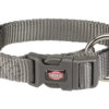 Halsb. Premium 201716 40-65cm 25mm L/XL Grafitt Grå M/Hurtiglås