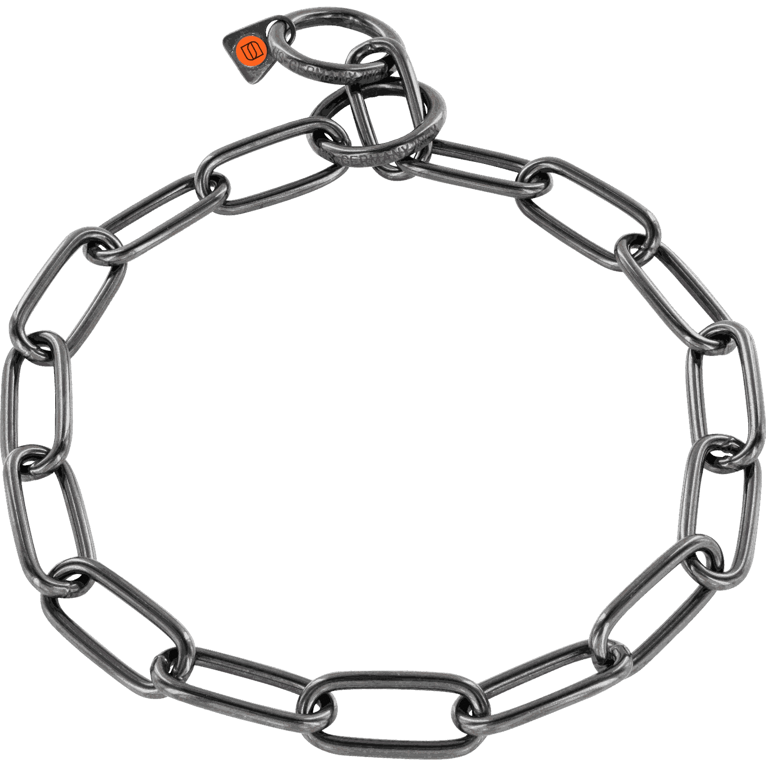 Sprenger Kjettinghalsbånd Sort 4mm 60cm