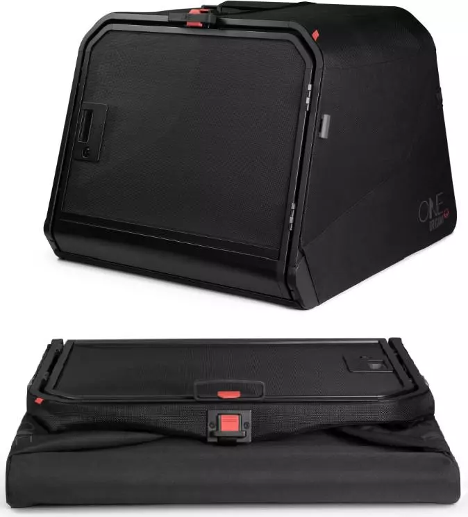 1 One1 Origami Hundebur, Large - 65,8 x 81 x 81,4cm