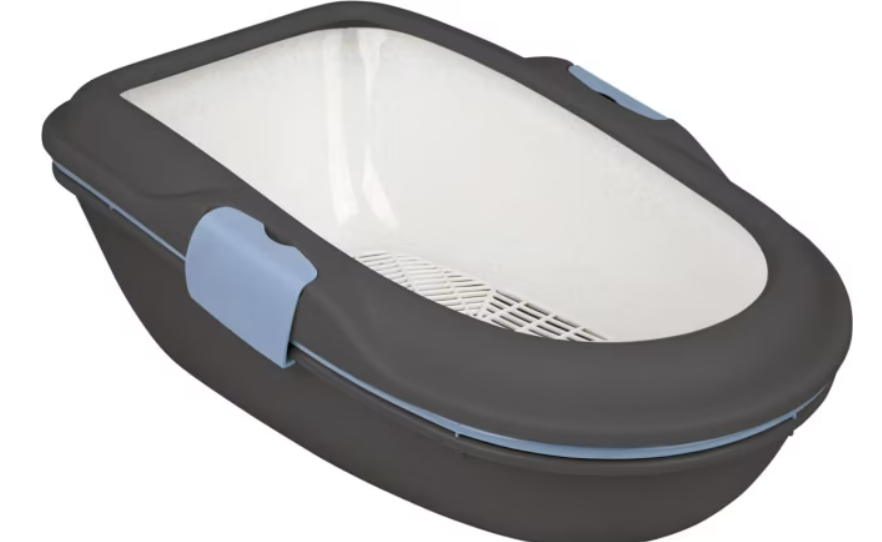 Kattebakke Berto M/Kant 3i1 Mørkegrå/Blå/Granite 59x39x22cm