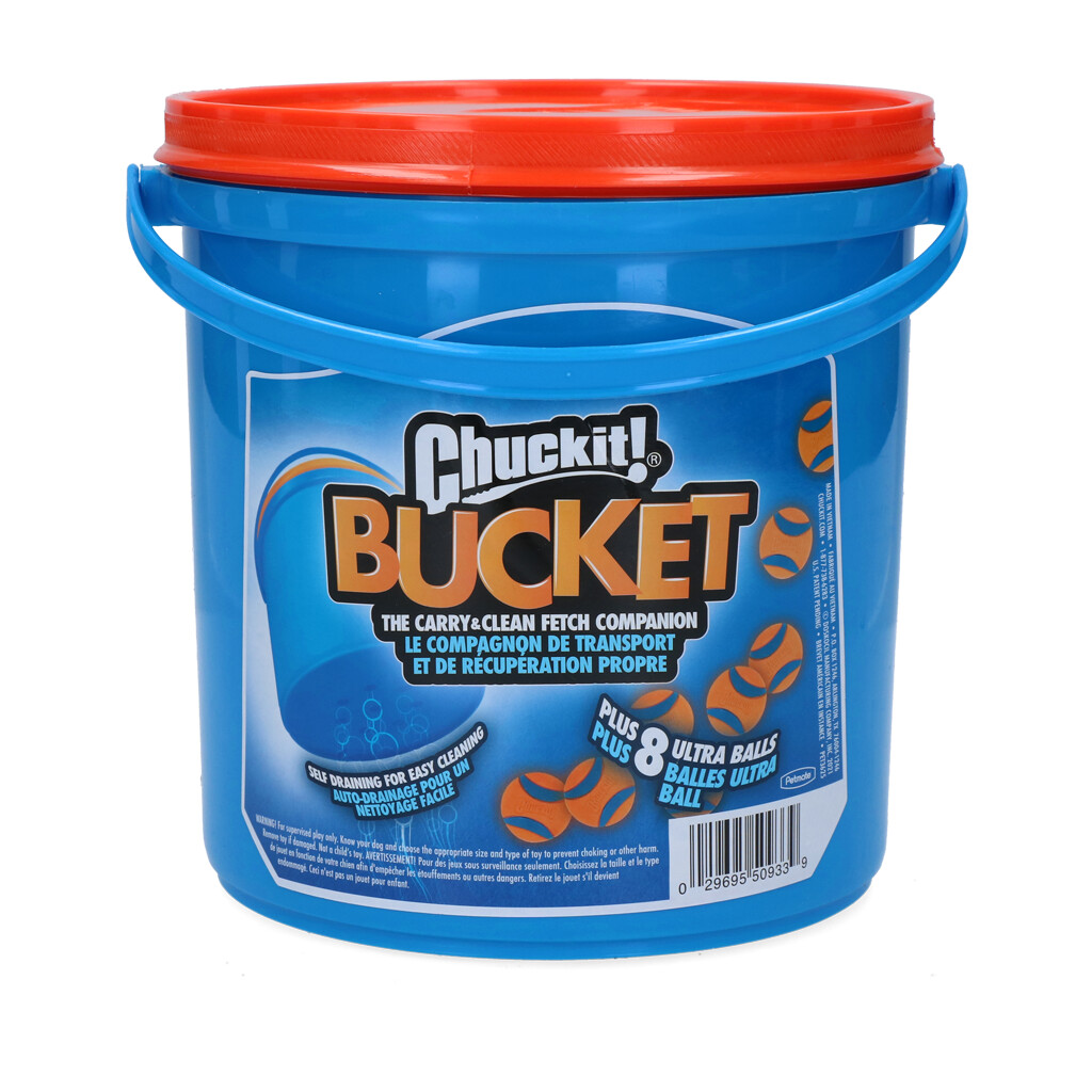 Chuckit Bucket Ulltra Ball Medium 8pk
