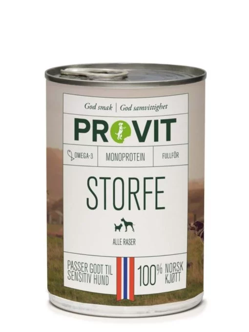 Provit Godbiten Boksemat Storfe 12*400g