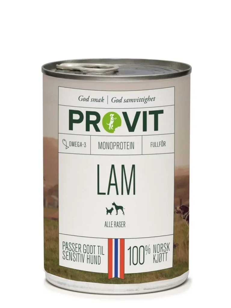 Provit Godbiten Boksemat Lam 12*400g