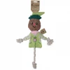 Garden Paws Scarecrow Indy Fields M – Robust plysjleke med gjennomgående tau