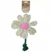 Garden Paws Flower Spring Sakura M – Robust plysjleke med gjennomgående tau