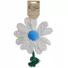 Garden Paws Flower Sky Flowers M – Robust plysjleke med gjennomgående tau