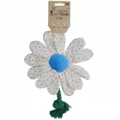 Garden Paws Flower Sky Flowers M – Robust plysjleke med gjennomgående tau