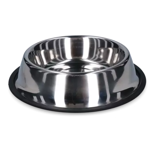 Food or drinking bowl stainless steel with non-slip 1.80ltr Ø 29cm