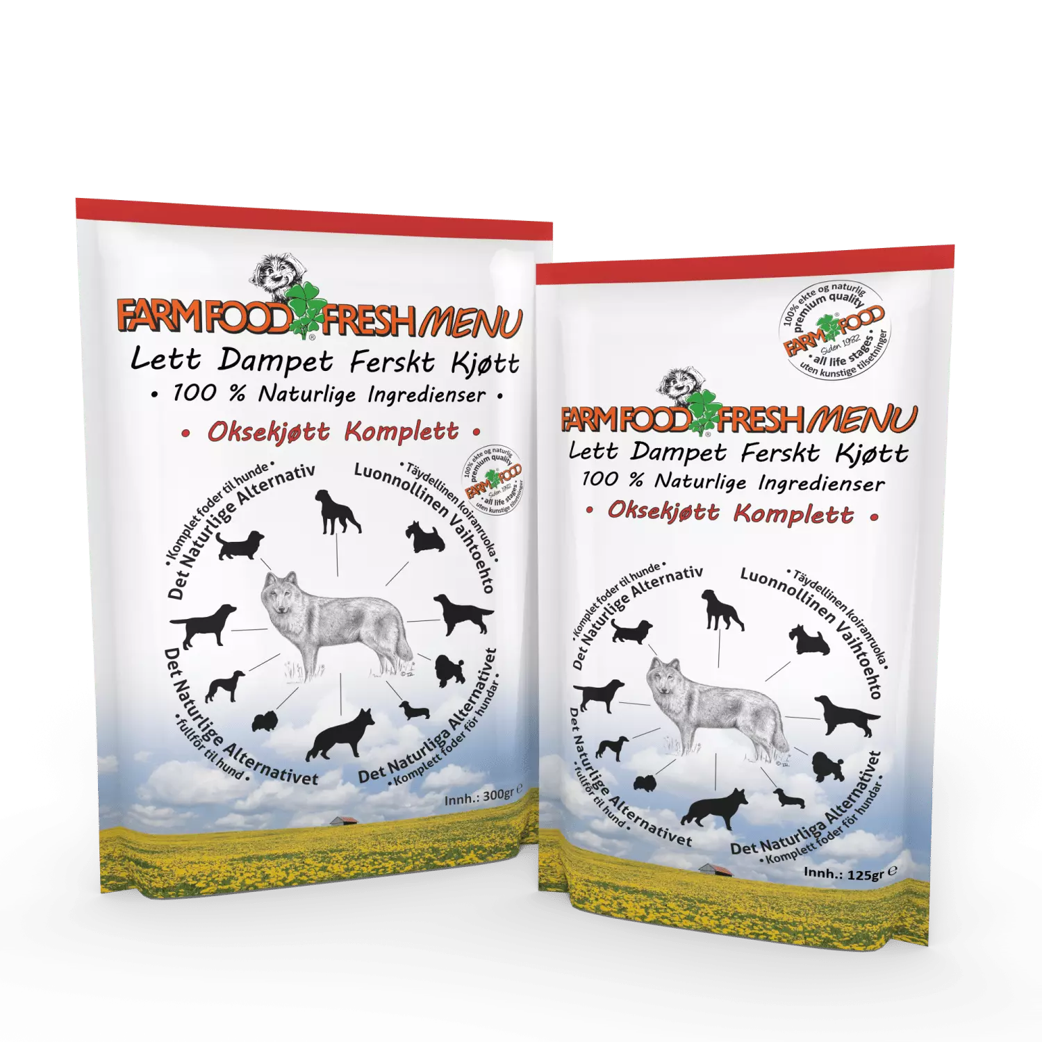 Farm Food Fresh Menu Beef Complete 16*125gr kartong