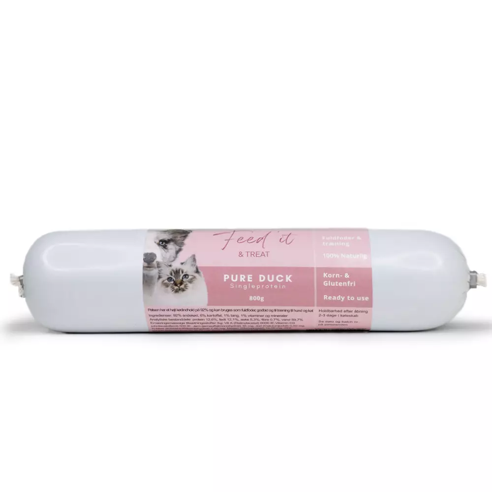 Feed'it & Treat Pure And godbitpølse 800g