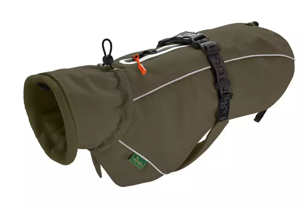 Coat Nordby 30cm Polyester olive green