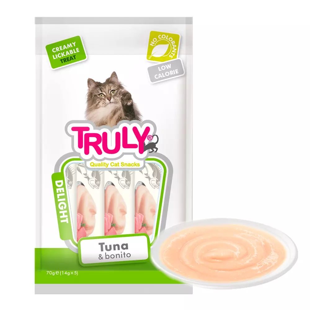 Truly Cat Creamy Lickable Tuna & Bonito 70g