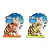 Kattesele Refleks Uni 20-35cm 125cm/10mm Gul/Oransje