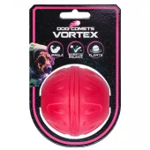 Dog Comets Vortex Ball Rosa – Slitesterk Flyteball med Uberegnelig Sprett for Hund