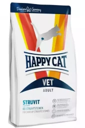 Happy Cat VET Diet Struvit 1 kg – Urinstein Tørrfôr (Lavt Magnesium & pH-Kontroll)