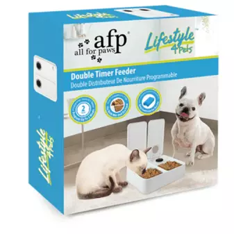 AFP Double Timer Feeder – 2x300ml Bowls