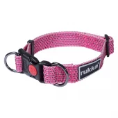 Rukka Pets Star Halsbånd Rosa Str. XS – Reflekshalsbånd med doble sikkerhetsringer