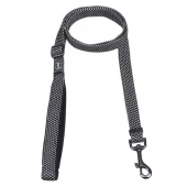 Rukka Pets Star Leash Sort Str. L – Justerbart refleksbånd med polstret grep