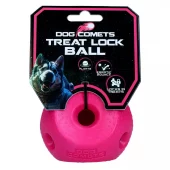 Dog Comets Treat Lock Ball Pink – Robust godbitball og aktiveringsleke til hund