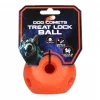 Dog Comets Treat Lock Ball Orange