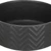 Hundeskål i keramikk Sort – Moderne og stabil matskål 1,6L