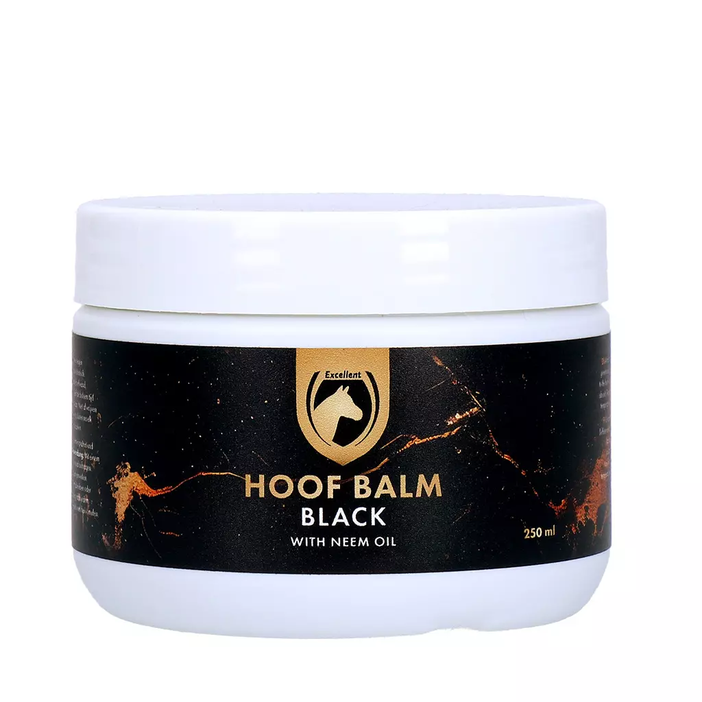 Excellent Horse Hoof Balm med Neem-olje (Svart) – Pleiende hovbalsam for glans og styrke
