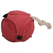 Excellent Horse Fun Play Ball Suede – Holdbar lekeball i rosa semsket skinn for hest