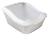 Kattebakke Cleany Cat M/Kant Hvit 54x45x21/29cm