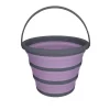 Excellent Horse Bucket Foldable Purple/Gray