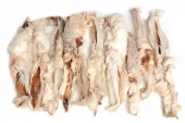 Snack'it Tørkede Kaninører Med Pels 1 kg – Naturlig tarmrens og allergivennlig hundetygg