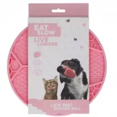 Eat Slow Live Longer Lick Mat Soccer Ball Rosa (Limited Edition VM Fotball)