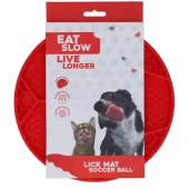 Eat Slow Live Longer Lick Mat Soccer Ball Rød (Limited Edition VM Fotball)