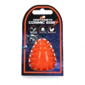Dog Comets Cosmic Egg Oransje S – Slitesterk og flytende hundeleke med pipelyd