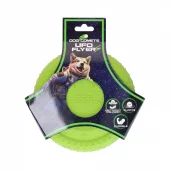 Dog Comets UFO Flyer Small Grønn – Slitesterk og flytende frisbee i skånsom TPR-gummi