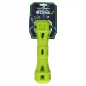 Dog Comets Airflow Bone Green L (23 cm) – Slitesterkt gummibein til stor hund med luftehull