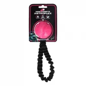 Dog Comets AstroFlex Rosa – Kasteball til hund med elastisk stropp