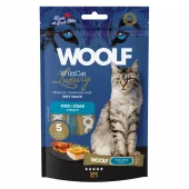 Woolf Wildcat Cream Luxury Torsk og Krabbe 5pk – Flytende kattegodbit og fôrtopping