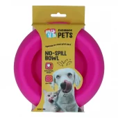 Excellent Pets No-Spill Bowl 300ml Rosa – Antisøl-skål i silikon til hund og katt