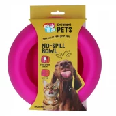 Excellent Pets No-Spill Bowl 800ml Rosa – Antisøl-skål i silikon til hund og katt