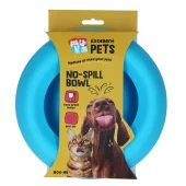 Excellent Pets No-Spill Bowl 800ml Blå – Antisøl-skål i silikon til hund og katt