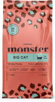 Monster big cat chicken/turkey 2 kg