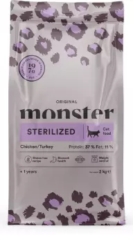 Monster Original Sterilized Chicken/Turkey 2kg