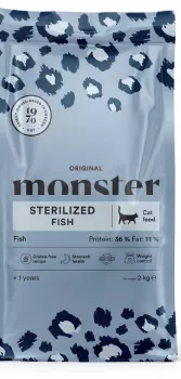 Monster Original Adult Sterilized Fish 2kg