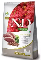 Farmina N&D Quinoa, Neutered Duck 2,5kg