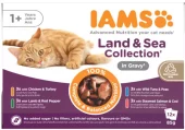 Iams Land & Sea Collection In Gravy 1+ 12x85g