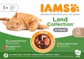 Iams Land Collection In Gravy 1+ 12x85g