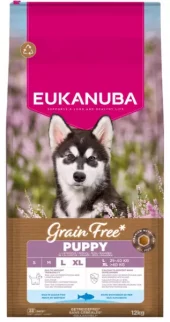 Eukanuba Puppy&Junior Large Grainfree Havfisk 12kg