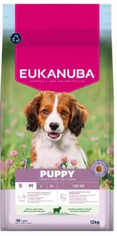 Eukanuba Puppy S/M Breed Lam&Ris 12kg