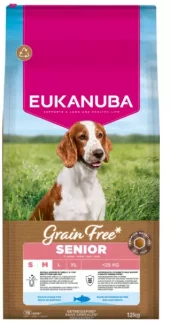 Eukanuba Senior S/M Grainfree Havfisk 12kg